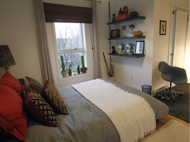The bedroom.  (Marie-France Coallier / MONTREAL GAZETTE)