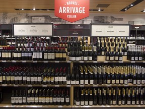 Red wine section at the SAQ located at Atwater Market on Tuesday December 29, 2015.