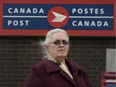 MONTREAL, QUE.: FEBRUARY 8, 2016--  Shirley Tricker stands outside the Donegani Avenue Canada Post office in Montreal, on Monday February 8, 2016.  (Allen McInnis / MONTREAL GAZETTE)