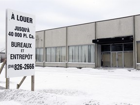 The former Reliance Power Equipment building in Pointe-Claire, Tuesday January 19, 2016.  The company was shut down when illegally-stored electric transformers containing PCBs were discovered on the property. (John Mahoney / MONTREAL GAZETTE)