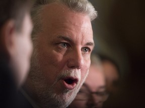 Quebec Premier Philippe Couillard.