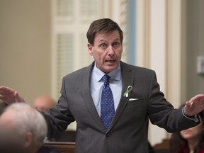 After a heated exchange, Natural Resources Minister Pierre Moreau said the CAQ sometimes "displays misogynistic tendencies."
