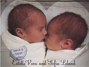 Twins Estelle Vera and Sofia Leland are shown in this recent image posted on Twitter by the Montreal Canadiens. John Scott already has a memory to rival his improbable appearance at the NHL all-star game. Less than a week after the fan-favourite enforcer led the Pacific Division to victory at the NHL all-star game, Scott and his wife, Danielle, welcomed twin girls.