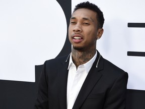 Rapper Tyga is seen at the Los Angeles Film Festival on Monday, June 8, 2015.