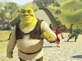 Undated handout photo from the 2010 movie Shrek Forever After.