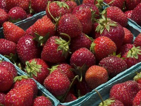 Strawberries from Florida and Mexico are in short supply because of cold weather.