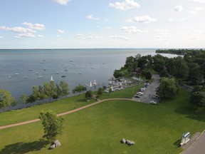 View of Lake St-Louis from Alexandre Godbout's home in the Bayside Lakeshore apartments in Pointe-Claire.
(Photo courtesy of Alexandre Godbout)