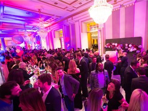 PEACOCK ALLEY COMES ALIVE at the 15th annual  Sainte-Justine Ball.