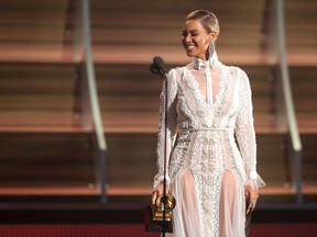 Beyoncé, seen at the Grammy Awards in February, reportedly wants too much money to appear in a remake of A Star is Born.