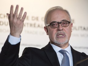 Quebec Finance Minister Carlos Leitão, March 21, 2016. in Montreal.