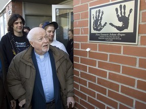 Rev. Emmett Johns founded Le Bon Dieu Dans La Rue in 1988. The organization celebrated his 80th birthday in 2008 with a ceremony and a plaque.