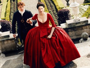 In Season 2 of Outlander on Showcase, Claire (Caitriona Balfe) and Jamie (Sam Heughan) arrive in France, hell-bent on infiltrating the Jacobite rebellion and stopping the battle of Culloden.