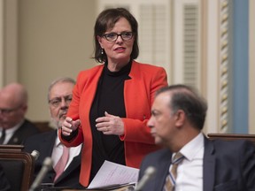 Soulanges MNA Lucie Charleboi, who is also responsible for the Montérégie region, in the legislature in Quebec City on Tuesday, Feb. 9, 2016.