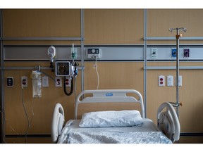 A view of a baby delivery room in the new K Pavilion at the Jewish General Hospital in 2016.