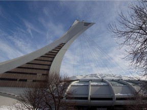 The Olympic Stadium.