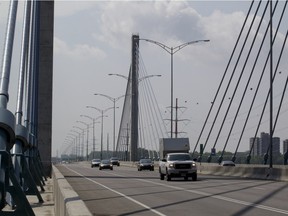 The Olivier Charbonneau Bridge over Highway 25, connecting Montreal's Rivière-des-Prairies—Pointe-aux-Trembles borough to Laval was built as a public/private partnership and, thus, has tolls. It was opened in 2011.