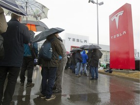 Montrealers are lining up to put down a deposit on the latest, and most affordable, Tesla model.