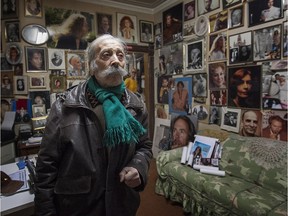 Photographer Pierino Di Tonno in his apartment  in Little Italy on Saturday March 5, 2016. The landlord of Milano grocery store wants to evict the 82-year-old man who has lived in his apartment above the store for 40 years.