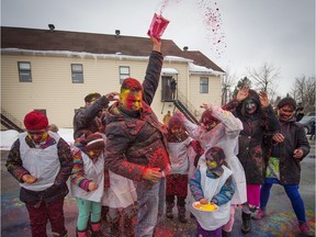 The 2015 Holi festival in Vaudreuil-Dorion made for a colourful scene.