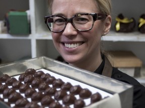 Ever since the last box of Valentine’s chocolates were sold, Stéphanie Saint-Denis and her staff   have been madly preparing for Easter. “The production time between the two holidays is short this year,” says Saint-Denis at  her Parc Ave. shop, Chocolats Andrée.