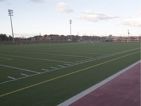 Glenn McHugh Field in Dollard-des-Ormeaux was one of the first synthetic playing surfaces in the West Island. Collège Sainte-Anne and the city of Dorval are working on an agreement to share costs for a new field to be built along Bouchard Blvd.