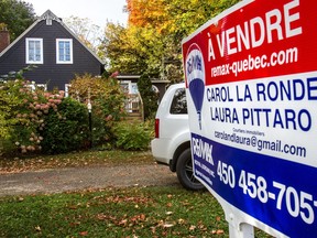 For sale signs in Hudson. (Montreal Gazette file photo)