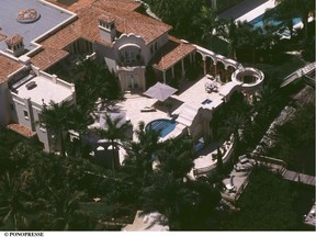 Here's an aerial shot of Celine Dion's House in Florida.
