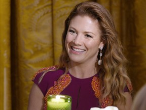 Sophie Gregoire-Trudeau attends a state dinner at the White House March 10, 2016.