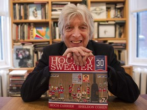Roch Carrier, author of the book "The Hockey Sweater," will be at the Pointe-Claire Library on March 16, 2016, to discuss his latest book.