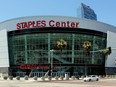 The Staples Center in Los Angeles, California.