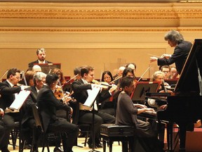 There were plenty of bravos, two encores and multiple curtain calls at the OSM's Tuesday night performance at Carnegie Hall. “Merci beaucoup,” Kent Nagano shouted from the stage, by way of reminding his fellow Americans of the cosmopolitan identity of the orchestra he has led since 2006.
