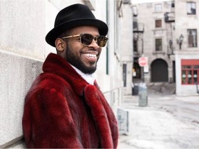 P.K. Subban in a one-of-a-kind mink jacket from Lysa Lash, a Montreal fur brand.