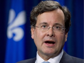 Former Quebec Justice Minister Bertrand St-Arnaud.