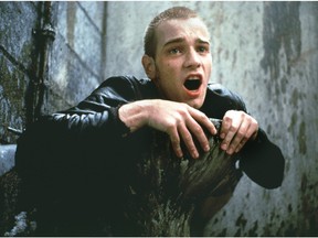 Ewan McGregor in the 1996 original, Trainspotting.