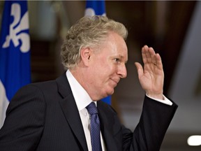 Jean Charest in 2012: Former Quebec premier issued a statement Tuesday asserting his innocence after UPAC acknowledged its Mâchurer investigation is ongoing.