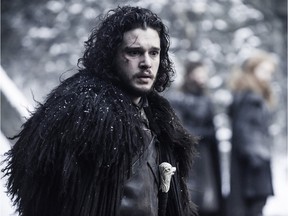 Kit Harington as Jon Snow in a scene from Game of Thrones, (Helen Sloan/HBO via AP, File)