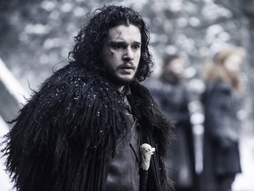 The last time we saw him, at the end of Game of Thrones Season 5, Jon Snow (Kit Harington) was lying on the frozen ground after being stabbed. No one believes he is really dead, though.