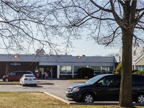 A view of Centennial Park School in Chateauguay on Tuesday, April 19, 2016. News outlets have reported that convicted killer Karla Homolka lives in the community and sends her children to the school.