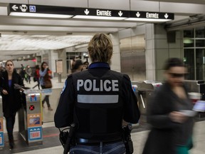 Montreal police will examine surveillance tapes to determine who is responsible for pepper spraying the Berri-UQAM station Wednesday morning.