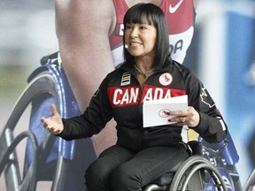 Rio 2016 Paralympic Games chef de mission Chantal Petitclerc continued her Canadian Tour with a stop at Centre Claude-Robillard in Montreal on April 26, 2016, to promote Paralympic sports and local athletes training for Rio.