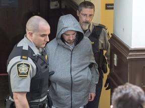 Nicholas Butcher arrives at provincial court in Halifax on Tuesday, April 12, 2016.