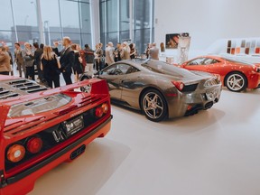 FERRARI FEST: The scenery was all-good at the recent Ferrari Ornellaia Wine Preview/ Benefit Auction for the MCH.