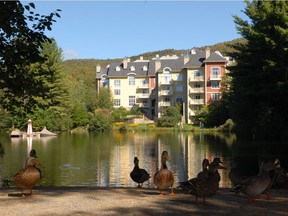 The slope-side condos at Bondurant are among the most luxurious at the Tremblant resort.