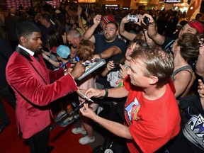 P.K. Subban meets his fans at the 2015 NHL Awards in Las Vegas.