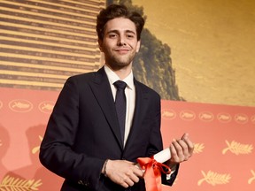 Director Xavier Dolan, who won The Grand Prix for the movie "Just the End of the World," attends the Palme D'Or Winner Press Conference during the 69th annual Cannes Film Festival at the Palais des Festivals on May 22, 2016, in Cannes, France.