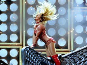 Recording artist Britney Spears performs onstage during the 2016 Billboard Music Awards at T-Mobile Arena on May 22, 2016 in Las Vegas, Nevada.