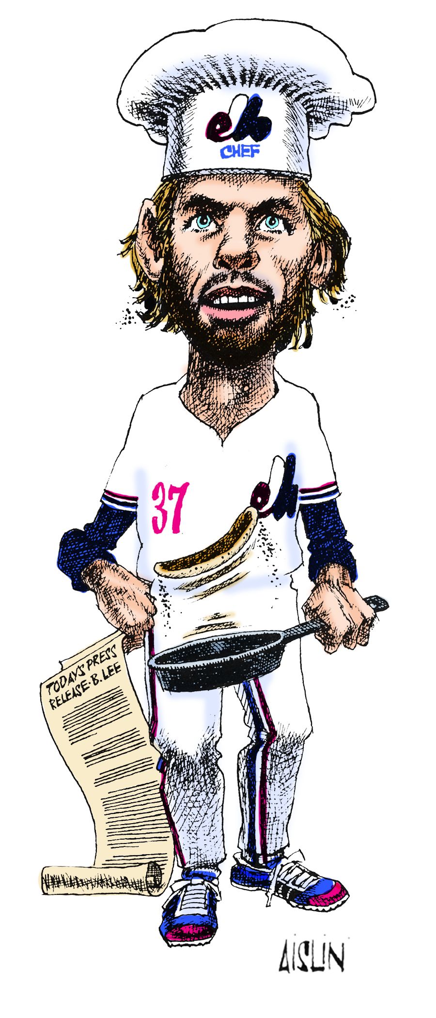 Montreal Expos Uniform (worn by Bill Lee)