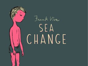 A detail from the cover illustration of Frank Viva's innovative illustrated novel Sea Change.