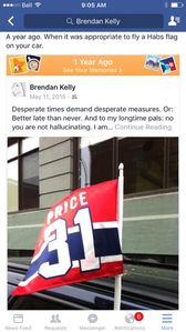 Brendan Kelly Facebook Memories Habs