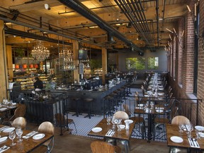 A third of the room at Le Richmond Marché Italien houses a bistro, with the rest of the space devoted to the market.